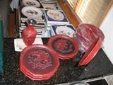 Collectible plates (Asian)