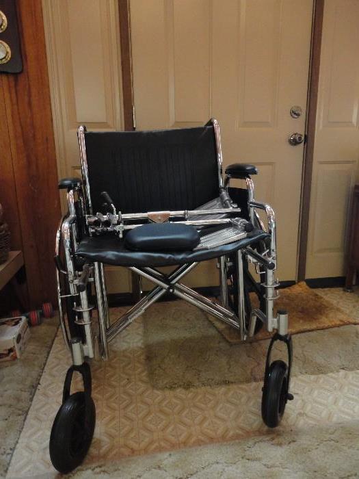 Oversized brand new Everest and Jennings Wheel Chair 