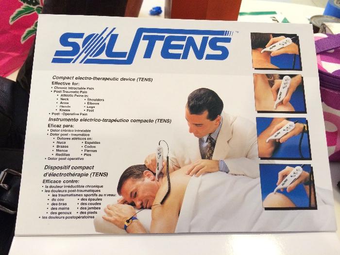 Solitens is an electronic signal generator designed to provide symptomatic relief of chronic intractable pain, post-traumatic acute pain.  We have 50 left. To demonstrate  Model No. SW-103B