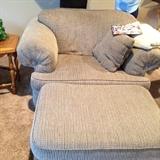chair and ottoman