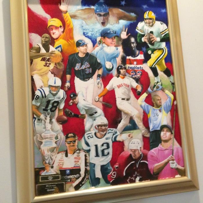 Artistic Sports Inc. Oil painting by A. Conte