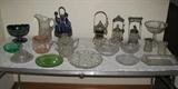 Antique Pickle Casters and collectible glassware