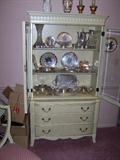 China Hutch, sterling, silver plate