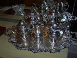 Sterling tea set