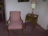 chair with nesting tables