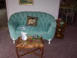 Love seat with tea table