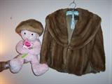 Mink Stole and hat