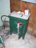 metal kitchen cupboard