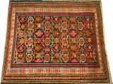 Lot#114, ANTIQUE PERSIAN, SHIRVAN RUG, HAND WOVEN WOOL, C. 1880-90, H 3', W 2'8''