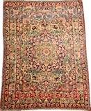 Lot#125, ANTIQUE PERSIAN, LAVAR RUG, 2'7" X 2', HAND WOVEN WOOL, C. 1910-20