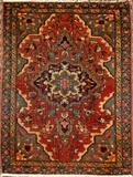 Lot#131, PERSIAN SAROUK, WOOL RUG, C.1900, H 2'3" X W 1'7"