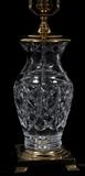 Lot#173, WATERFORD CUT CRYSTAL LAMP, H 12", L 4"