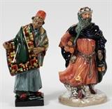 Lot#225, ROYAL DOULTON PORCELAIN FIGURINES, TWO,Good King Wenceslas, HN 2118 and the Carpet Seller, HN 1464.