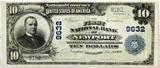 Lot#471, U.S. NATIONAL CURRENCY, $10.NOTE, 1909, #9632/9182 1..United States National Paper Currency Note, Serial # 9632 / 9182 - BLUE SEAL, Dec20, 1909 Series. - LARGE NOTE - $10.00 Ten DOLLAR National Note; "The First National Bank Of Newport" also "Newport, Tennessee Dec. 20, 1909" below William McKinley portrait; Crisp Unused - Uncirculated Condition.
