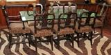 Lot#1237, GLASS TOP & IRON DINING TABLE, L 76", & (8) DINING CHAIRS