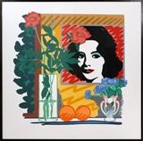 Lot#2014, TOM WESSELMANN (US 1936-2004), SILKSCREEN, 1993, H 49", W 47", "STILL LIFE WITH LIZ"#58/90; pencil signed; published by International Images; framed.