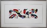 Lot#2015, SAM FRANCIS (US 1923-1994), AQUATINT, H 12", W 36" IMAGE, "S.F.E. #119"#14/20; pencil signed; 12" x 35 3/4" image; 23" x 46" paper.