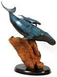Lot#2041, ROBERT WYLAND (AMERICAN B. 1956), BRONZE SCULPTURE IN COLOR, H 28", W 20", L 24", "INNOCENT AGE"Edition 37/200; signed; 1991. From Wyland Galleries, Hawaii.