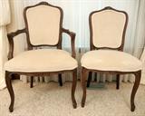 Lot#2198, MAHOGANY HAND CARVED DINING CHAIRS, 12: 8 SIDE CHAIRS WITH 4 ARMCHAIRS