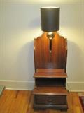 Willett solid cherry unusual lamp end table (belonged to Mrs. Gracey's mother)
