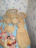 Doll furniture and dolls