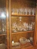 Waterford Crystal pieces, Crystal. Galloway Crystal stemware