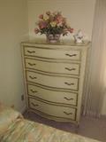 Chest of drawers, French provincial, matching bedroom set.