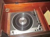 Working, Vintage turntable, included in Grundig console stereo unit. Working