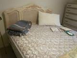 Queen bed, French Provincial matching bedroom set.