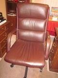 Leather office chair