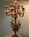 bronze candelabra lamp 