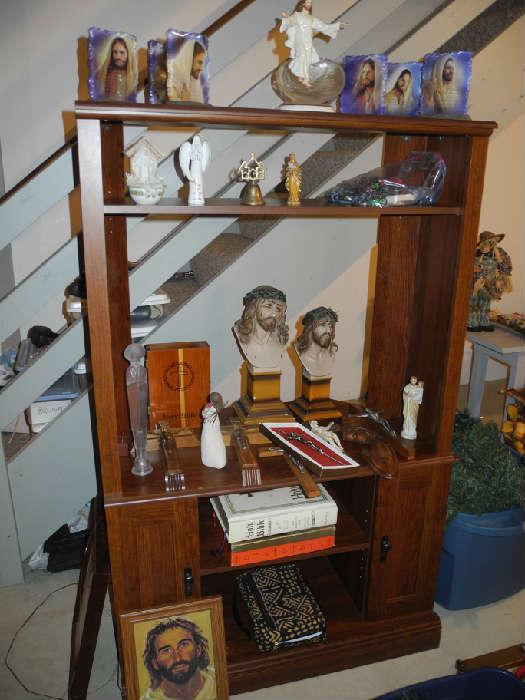 Lots of religious items
