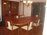 Dania Teak Dining Room Set with hideaway leaves