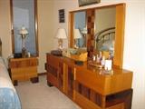 Vintage 70's Dresser and Night Stand