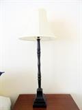 2- A PAIR OF STICK LAMPS.. PERFECT FOR A NIGHT STANDS OR A SIDE BOARD.. EXCELLENT CONDITION
