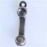 Estate James Avery sterling silver phone charm: 11/16", 1.4 gms