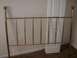 Brass plated headboard