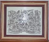 United States Bicentennial composite laser etched plaque