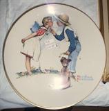 Norman Rockwell Four Seasons plates