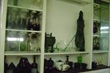 Barware in Amber and Purple as well as Oriental decorator items