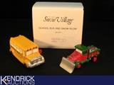Dept 56 School Bus and Snow Plow

