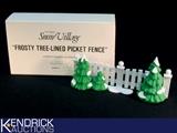 Dept 56 Frosty Tree-Lined Picket Fence
