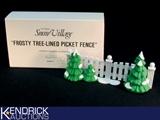 Dept 56 Frosty Tree-Lined Picket Fence
