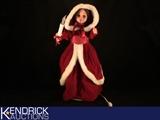 Large Motion/Illuminated Christmas Display Girl
