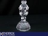 Crystal Nut Cracker Soldier Candle Holder
