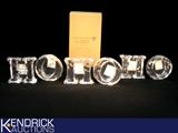 Dept 56 Time to Celebrate HO HO HO Acrylic Letters
