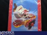 Very Rare Santabear Express Cardboard Airplane Kit
