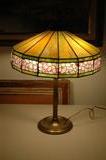 Antique Leaded Glass Lamp...I knew the maker at one time but Forget...$1750.