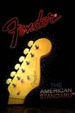 Light up Fender Advertising sign..Fiberoptics and the Letters colorchange..works Awesome.30" by 24" and 7" deep.