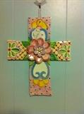 hand painted cross